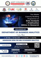 Two Weeks Capacity Building Programme 2024 Workshop Poster